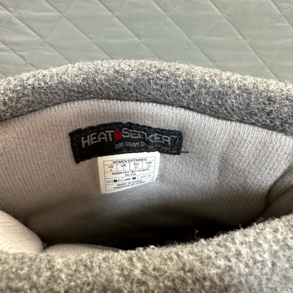 The North Face women Light Gray Insulated Boots size 9 - Picture 6 of 8